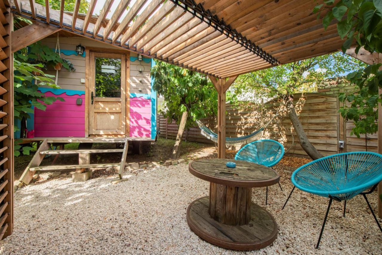 Roulotte Insolite Avec Terrasse Proche Paris Noisy-le-Grand ภายนอก รูปภาพ